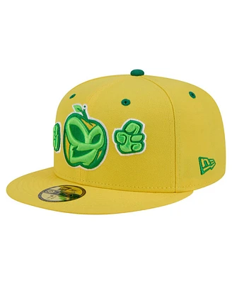 New Era Men's Yellow Fort Wayne TinCaps Copa de la Diversion 59FIFTY Fitted Hat