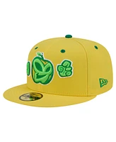 New Era Men's Yellow Fort Wayne TinCaps Copa de la Diversion 59FIFTY Fitted Hat