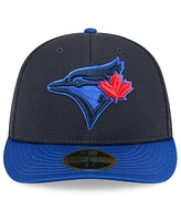New Era Men's Navy/Royal Toronto Blue Jays City Connect Batting Practice Low Profile 59FIFTY Fitted Hat