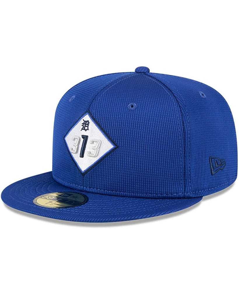 New Era Men's Blue Detroit Tigers City Connect Batting Practice 59FIFTY Fitted Hat