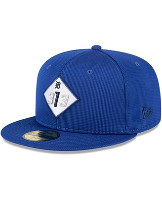 New Era Men's Blue Detroit Tigers City Connect Batting Practice 59FIFTY Fitted Hat