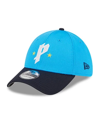 New Era Men's Neptune Blue/Navy Philadelphia Phillies City Connect Batting Practice 39THIRTY Flex Hat