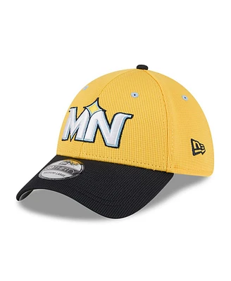 New Era Men's Yellow/Black Minnesota Twins City Connect Batting Practice 39THIRTY Flex Hat