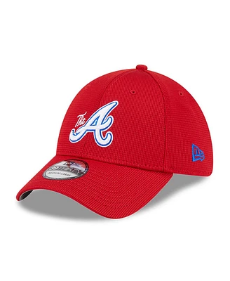 New Era Men's Red Atlanta Braves City Connect Batting Practice 39THIRTY Flex Hat