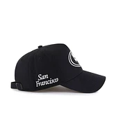 '47 Brand Men's Black San Francisco 49ers Foundation Offside Adjustable Hat