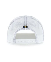 '47 Brand Men's White West Virginia Mountaineers Garner Rope Trucker Adjustable Hat