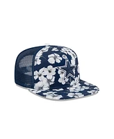 New Era Men's Navy Dallas Cowboys Adventure Pattern Golfer Adjustable Hat