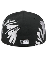 New Era Men's Black/Gray Chicago White Sox Retro Pattern 59FIFTY Fitted Hat