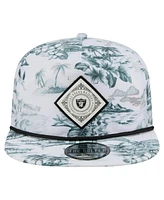 New Era Men's White Las Vegas Raiders Adventure Golfer Snapback Hat
