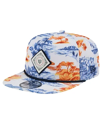 New Era Men's White Chicago Bears Adventure Snapback Golfer Hat