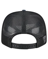 New Era Men's Black Pittsburgh Steelers Hula Trucker 9SEVENTY Adjustable Hat