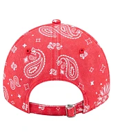 New Era Women's Red Houston Texans Paisley 9TWENTY Adjustable Hat