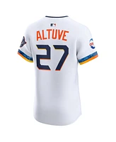 Nike Men's Jose Altuve White Houston Astros 2025 City Connect Elite Player Jersey