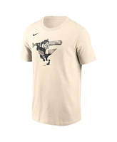 Nike Men's Cream Baltimore Orioles Camo Logo T-Shirt