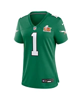 Nike Women's Jalen Hurts Kelly Green Philadelphia Eagles Super Bowl Lix 2nd Alternate Game Jersey
