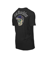 New Era Men's Black Colorado Rockies Sugar Skulls T-Shirt