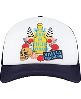 Lids Men's White Modelo Day of the Dead Foam Trucker Hat