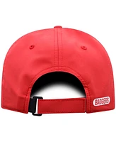 Top of the World Men's Red Wisconsin Badgers Victory Trainer Adjustable Hat