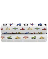 Dream Factory Trains Trucks -Pc. Sheet Set