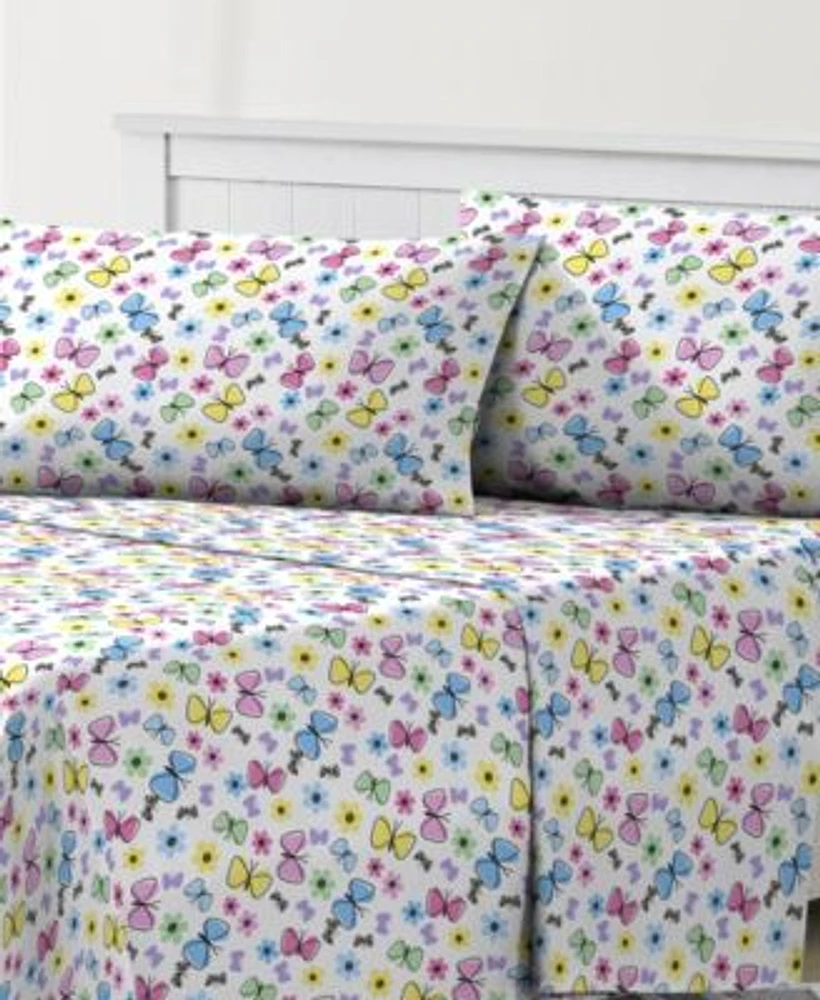 Dream Factory Sweet Butterfly Sheet Sets