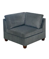 Grey Chenille Modular Sectional 6 Piece Set