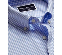 Charles Tyrwhitt Men's Slim Fit Long Sleeve Wrinkle-Resistant Button-Down Shirt
