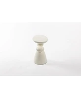 Modern Fiberglass End Table, Minimalist Living Room Decor