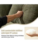 Modular Sofa, 99"69", Sleeper, Modern Minimalist, 2-Piece, Installation-Free