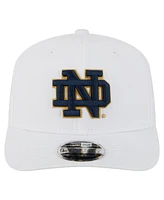 New Era Men's White Notre Dame Fighting Irish Perform Vault 9SEVENTY Stretch-Snap Hat