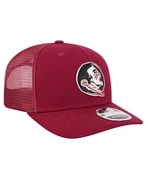 New Era Men's Garnet Florida State Seminoles Primary 9SEVENTY Trucker Stretch-Snap Hat