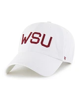 '47 Brand Men's White Washington State Cougars Vault Clean Up Adjustable Hat