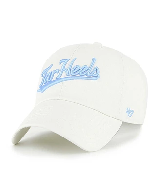 '47 Brand Men's Cream North Carolina Tar Heels Clean Up Adjustable Hat