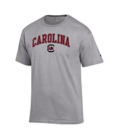 Champion Men's Heather Gray South Carolina Gamecocks Arch Over Logo T-Shirt