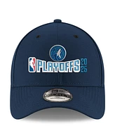 New Era Men's Navy Minnesota Timberwolves 2025 Nba Playoffs 9FORTY Adjustable Hat