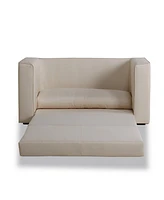 Gold Sparrow 52" Polyester Nova Convertible Loveseat Sleeper, Created for Macy's