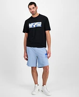 Hugo by Boss Men's Nurix Short Sleeve Crewneck Abstract Logo Graphic T-Shirt