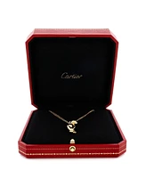 Pre-Owned Cartier Panthere de Cartier Pendant Necklace 18K Gold with Tsavorite and Onyx
