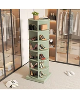 Green 360 Rotating shoe cabinet 6 layers