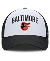 Nike Men's White/Black Baltimore Orioles Club Performance Adjustable Hat