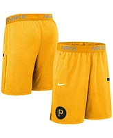 Nike Men's Gold Pittsburgh Pirates Authentic Collection City Connect Performance Knit Shorts