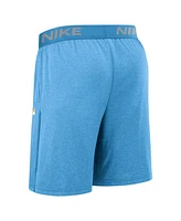 Nike Men's Light Blue Milwaukee Brewers Authentic Collection City Connect Performance Knit Shorts
