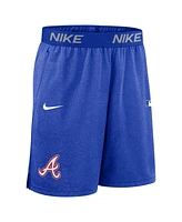 Nike Men's Royal Atlanta Braves Authentic Collection City Connect Performance Knit Shorts
