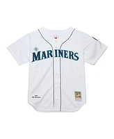 Mitchell & Ness Men's Felix Hernandez White Seattle Mariners Cooperstown Collection Authentic Jersey
