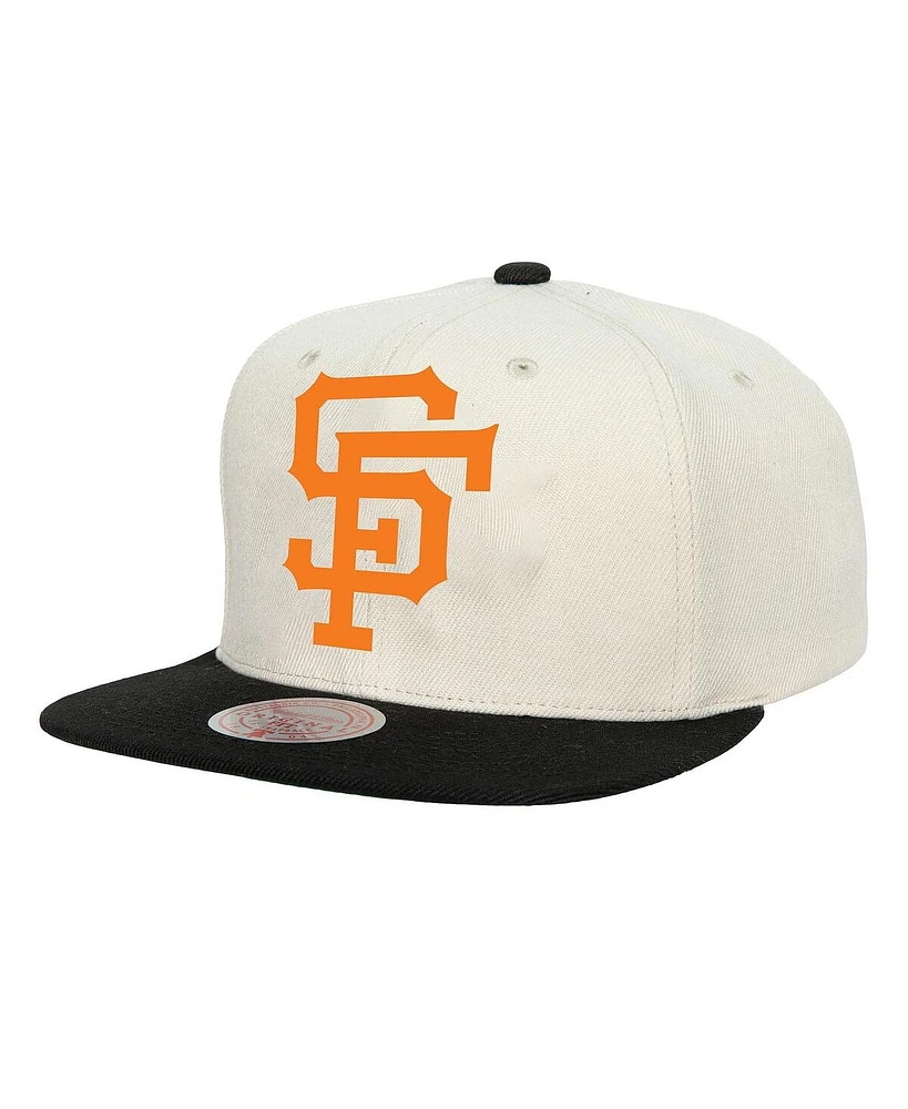 Mitchell & Ness Men's San Francisco Giants Cooperstown Collection Basic Flip Snapback Hat