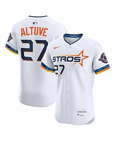 Nike Men's Jose Altuve White Houston Astros 2025 City Connect Elite Player Jersey