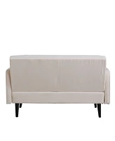 Gold Sparrow 54" Polyester Jackie Loveseat, Created for Macy's