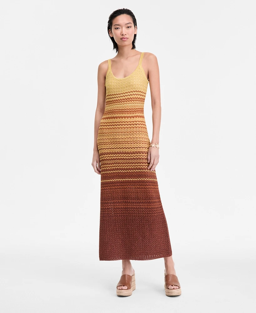 I.n.c. International Concepts Women's Ombre Sleeveless Sweater Dress, Exclusively at Macy's