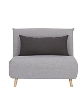 Gold Sparrow 40" Polyester Mia Convertible Chair Bed, Created for Macy's