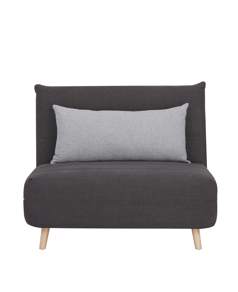Gold Sparrow 40" Polyester Mia Convertible Chair Bed, Created for Macy's