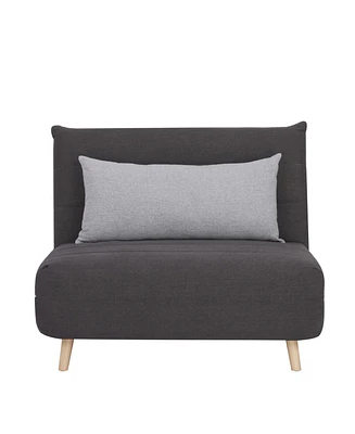 Gold Sparrow 40" Polyester Mia Convertible Chair Bed, Created for Macy's